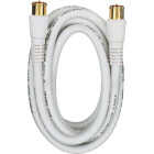 RCA 6 Ft. White Digital RG6 Coaxial Cable Image 4